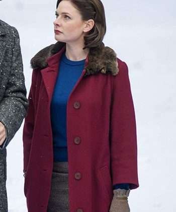 Rebecca Ferguson Despite the Falling Snow Red Coat