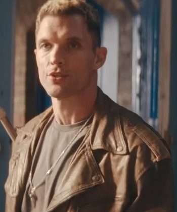 I Used to Be Famous Ed Skrein Brown Jacket