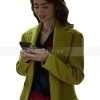Emily Cooper TV Series Emily In Paris Lime Coat