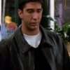 David Schwimmer Friends Black Leather Jacket