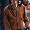 Ross Friends David Schwimmer Brown Suede Leather Jacket