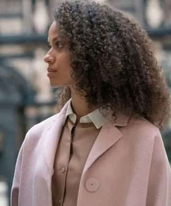 The Girl Before (2021) Gugu Mbatha-Raw Pink Trench Coat