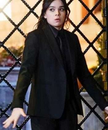 Hawkeye Hailee Steinfeld Black Blazer Coat