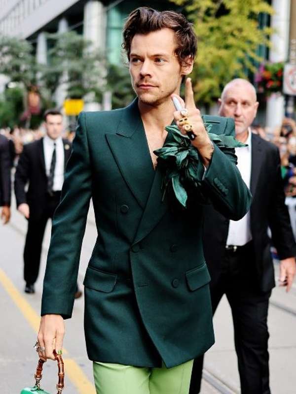 My Policeman Harry Styles Green Suit