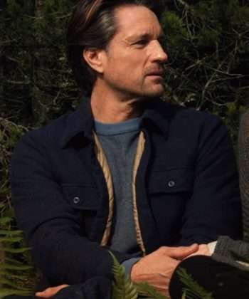 TV Series Virgin River Martin Henderson Black Jacket
