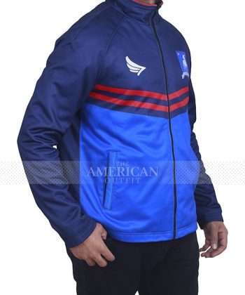 Jason Sudeikis TV Series Ted Lasso Blue Jacket