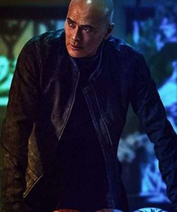 Zero John Wick 3 Mark Dacascos Black Leather Jacket