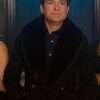 Office Christmas Party Jason Bateman Black Shearling Coat