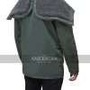 Justin Hartley The Noel Diary (2022) Green Hooded Jacket