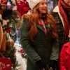 Falling for Christmas (2022) Lindsay Lohan Green Hooded Jacket