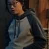 Jimmy O. Yang Love Hard Gray Hoodie