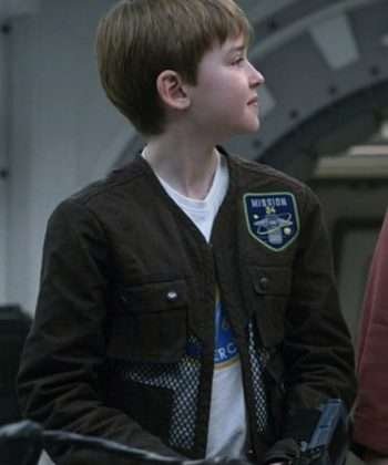 Lost in Space Maxwell Jenkins Brown Jacket