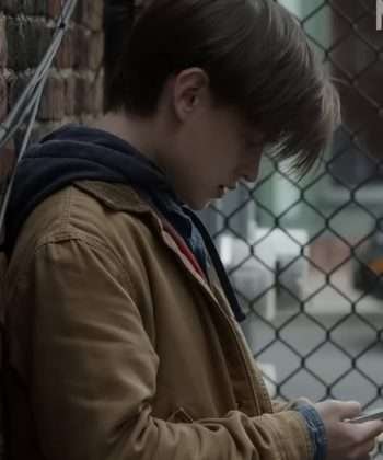 Jaeden Martel Mr. Harrigan's Phone l Brown Jacket