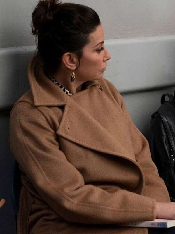 Gina Gershon New Amsterdam Brown Trench Coat