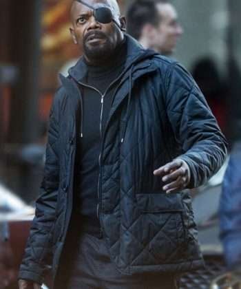 Samuel L. Jackson Spider-Man Far From Home Black Jacket