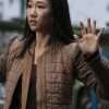 Olivia Liang TV Series Kung Fu Brown Jacket