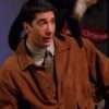 Friends David Schwimmer Brown Leather Jacket
