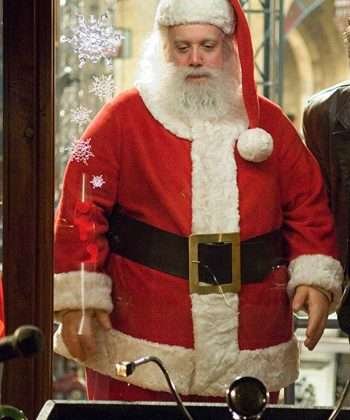 Santa Claus Comedy Film Fred Claus Red and White Costume Jacket