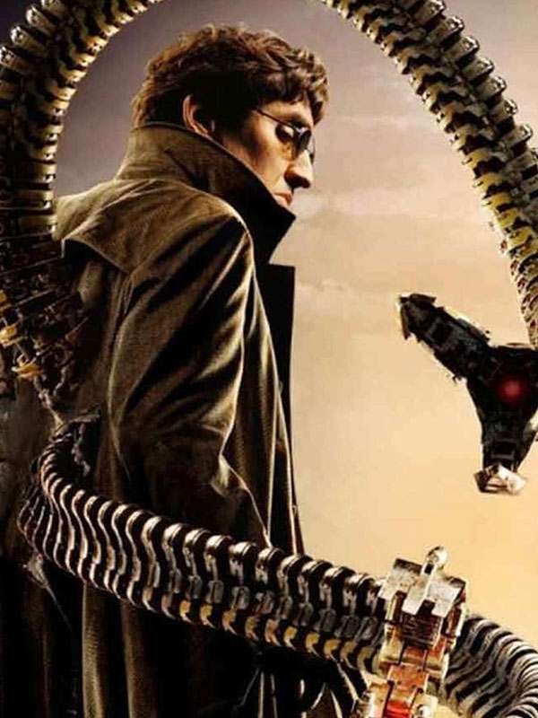 Spider-Man No Way Home Movie Alfred Molina Coat