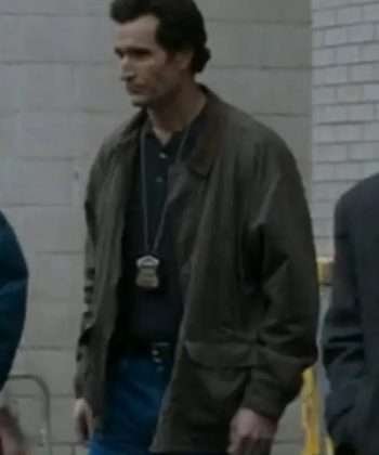 Chris Caysen City On A Hill Season 3 Grey Cotton Jacket