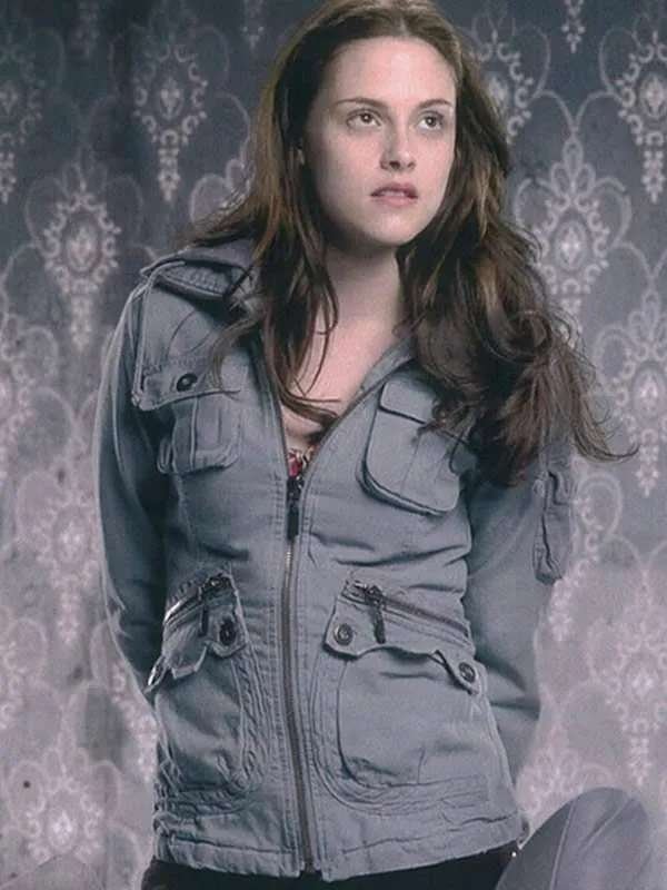 Kristen Stewart Twilight Movie Gray Cotton Jacket