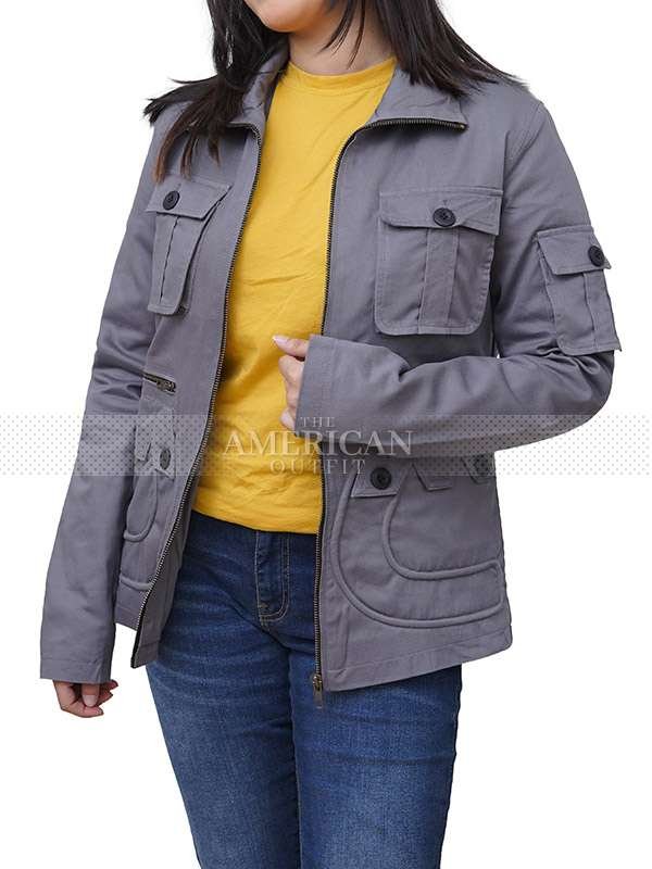 Bella Swan Gray Cotton Jacket