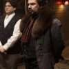TV Series What We Do in the Shadows Matt Berry Brown Shearling Leather Coat