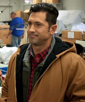 A Christmas in Vermont Movie Wyatt Davis Brown Hooded Jacket