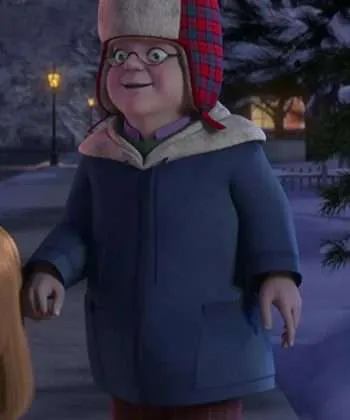 Grandpa Bill All I Want for Christmas Is You Blue Hooded Jacket