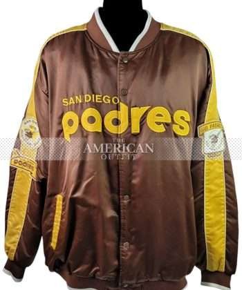 San Diego Padres All Star 1978 Brown Jacket