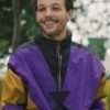 English Singer Louis Tomlinson Back To You Black Purple and Yellow Jacket