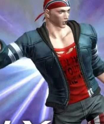 Game The King of Fighters XIV Billy Kane Black Costume Leather Jacket