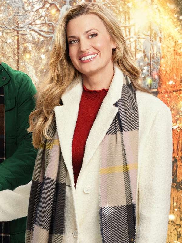 Talia A Fabled Holiday 2022 Brooke D’Orsay White Trench Coat