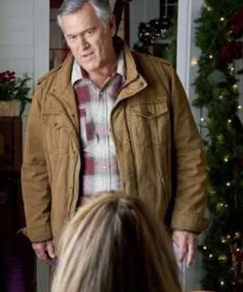 Everett My Southern Family Christmas (2022) Brown Cotton Jacket