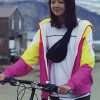Slash Back Chelsea Prusky Color Block Jacket