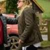 Nic Am I Being Unreasonable 2022 Daisy May Cooper Green Cotton Jacket