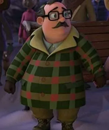 All I Want for Christmas Is You Movie Jack Plaid Shearling Green Jacket