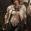 Lady Video Game Devil May Cry 5 2019 White Leather Jacket
