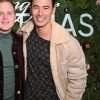 Tad Fairchild Falling for Christmas Movie Beige Leather Jacket