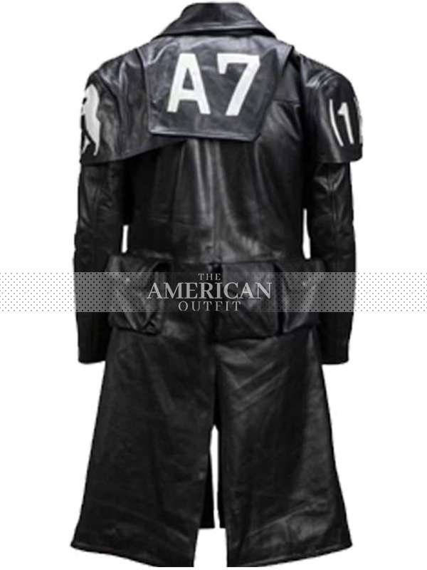 Video Game Fallout New Vegas Black Leather Trench Coat