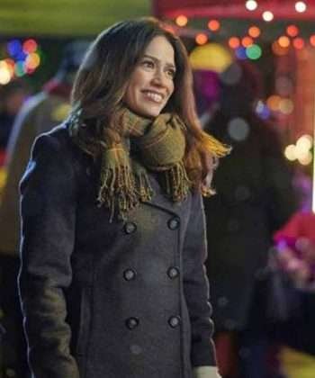 Bethany Joy Lenz Five Star Christmas Lucy Ralston Grey Peacoat
