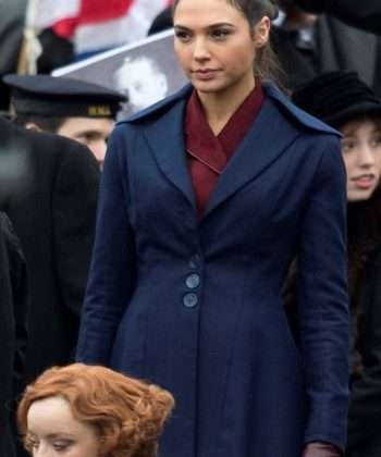 Gal Gadot Wonder Woman Movie Blue Coat