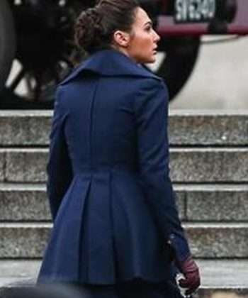 Gal Gadot Wonder Woman Diana Blue Coat