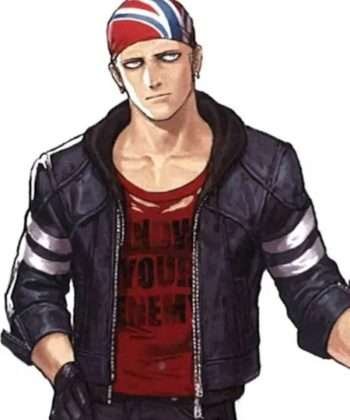 Video Game The King of Fighters XIV Billy Kane Black Leather Jacket