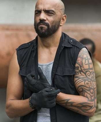 Mike Seal The Walking Dead Black Vest