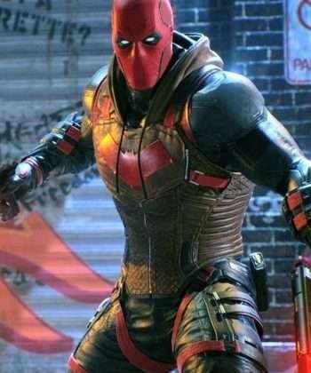 Redhood Gotham Knights Brown Leather Vest