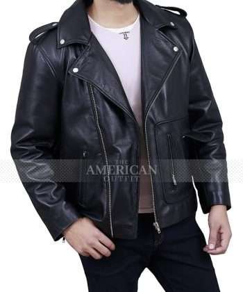 John Travolta Grease Movie Danny T-Bird Leather Jacket