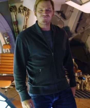 Star-Lord Guardians of the Galaxy 2 Chris Pratt Black Jacket