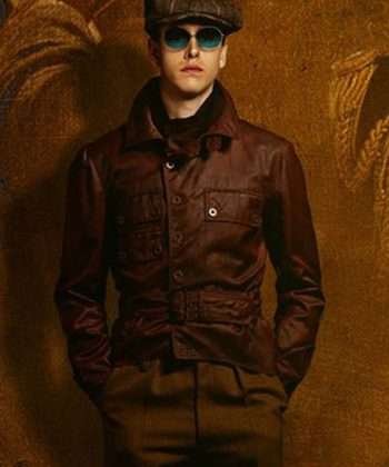 The King's Man Movie Conrad Oxford Brown Leather Jacket