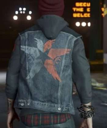 Delsin Rowe Video Game Infamous Second Son Troy Baker Blue Denim Vest